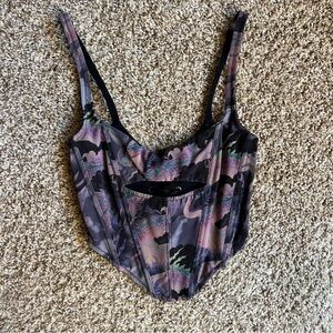 Urban outfitters medium purple whimsical corset